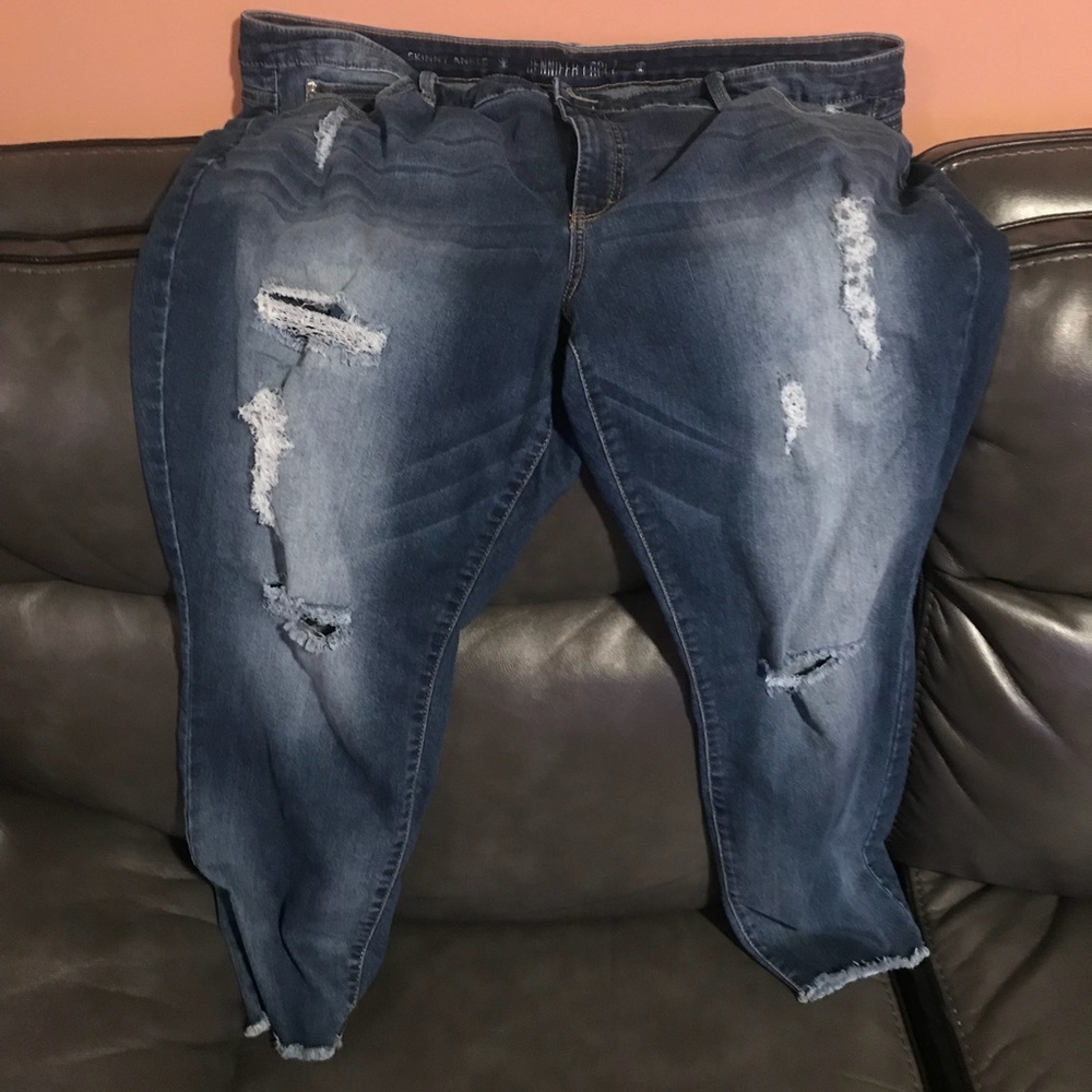 Plus size jeans bundle and pants size 22 5 pairs